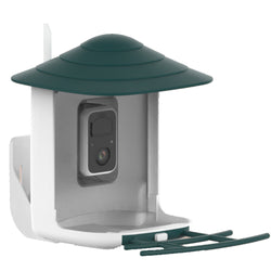 köpa gron-vit Fågelmatare med kamera och AI-fågeligenkänning för trädgården