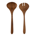 Salad cutlery in Teak wood - consisting of two salad spoons